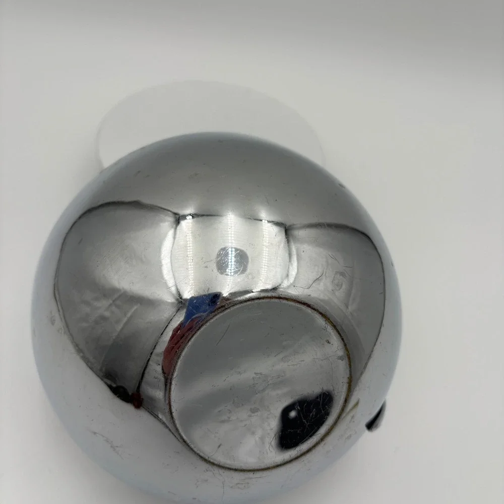 Antique c. 1935 Russel Wright for Chase USA Chrome‎ Metal Ice Bucket Machine Age